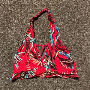 Victoria's Secret Red and Blue Halter Bra